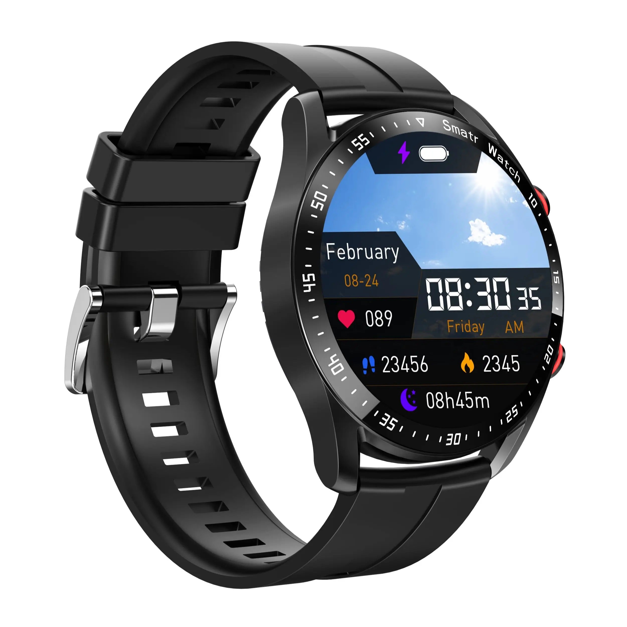Alera | Smartwatch da uomo con design elegante e monitoraggio fitness Bluetooth | Petprovac