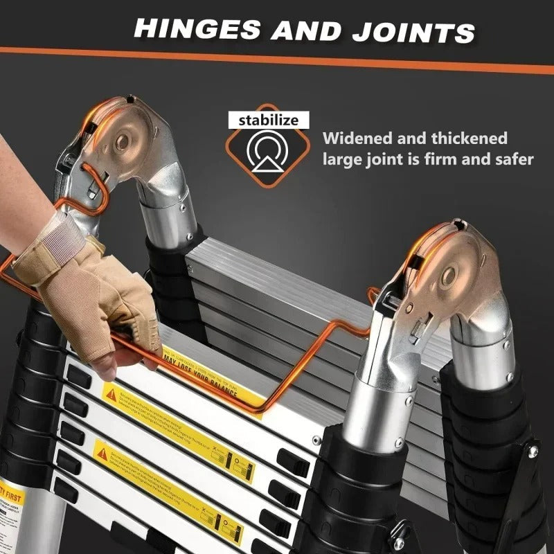 Aventa Collapsible Telescopic Ladder With Non-Slip Feet