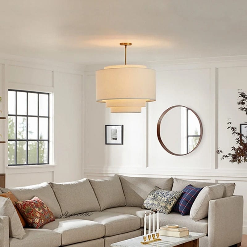 Lampadario a sospensione in tessuto Liora | Petprovac