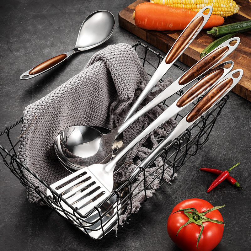 Set Peralatan Dapur Keluli Tahan Karat 10-Piece Viretta Dengan Pemegang Ergonomik