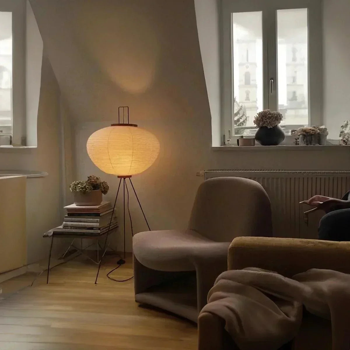 KairoLuma Rice Paper Floor Lamp - Minimalist Japanese Style