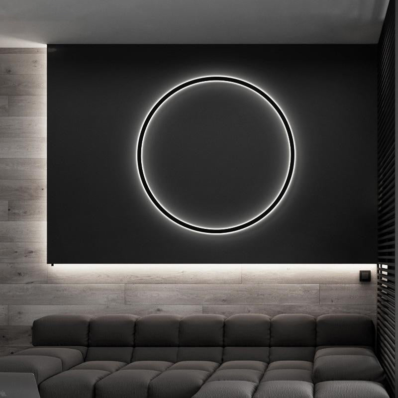 LumaNova Round Wall Light for Modern Minimalist Interiors