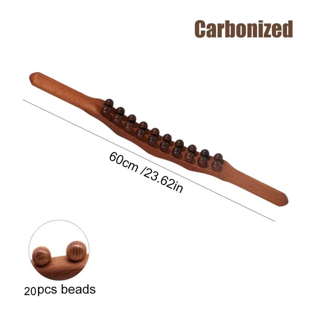 Luxury wooden Gua Sha massage stick | Promotes blood circulation & muscle relaxation