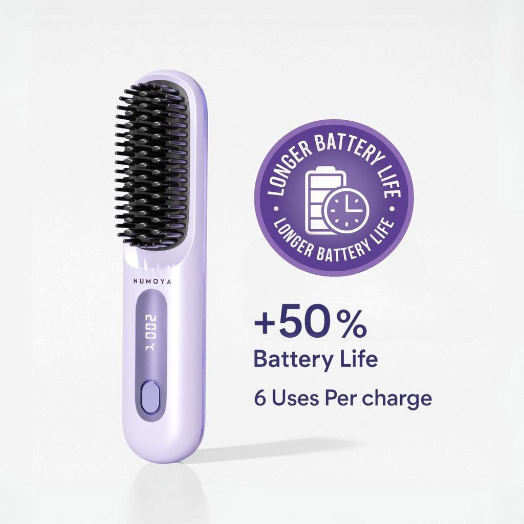 Brosse Lissante Sans Fil Pro Ionic Pour Contrôle des Frisottis Prête pour le Voyage