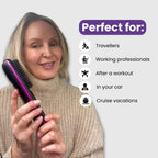 Brosse Lissante Sans Fil Pro Ionic Pour Contrôle des Frisottis Prête pour le Voyage