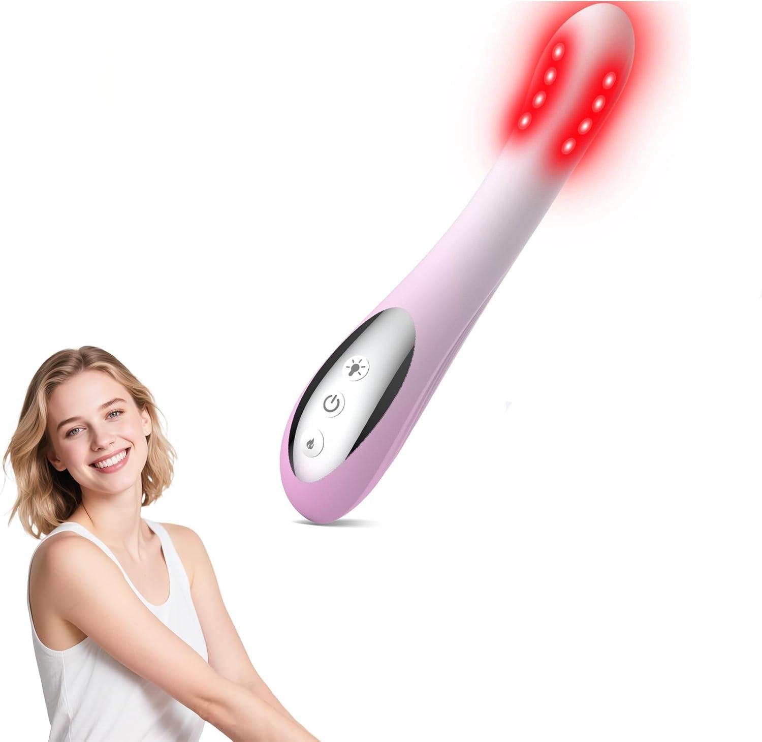 Intim-Wellness-Lichttherapiegerät – Rotes, Blaues und Gelbes Licht mit sanfter Wärmepflege