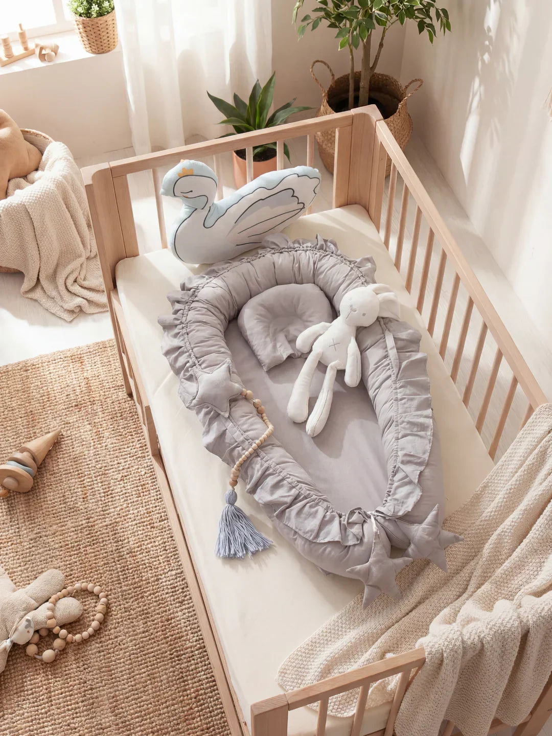 Cocoon Ergonomic Baby Bed Reducer For Cozy Sleep Crib