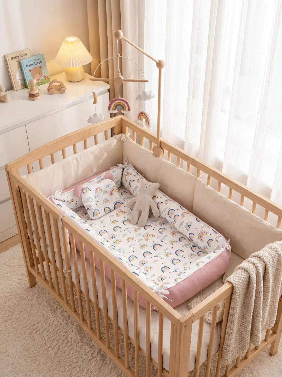 Évinel Cozy Bed Reducer For Baby Crib And Nursery Use
