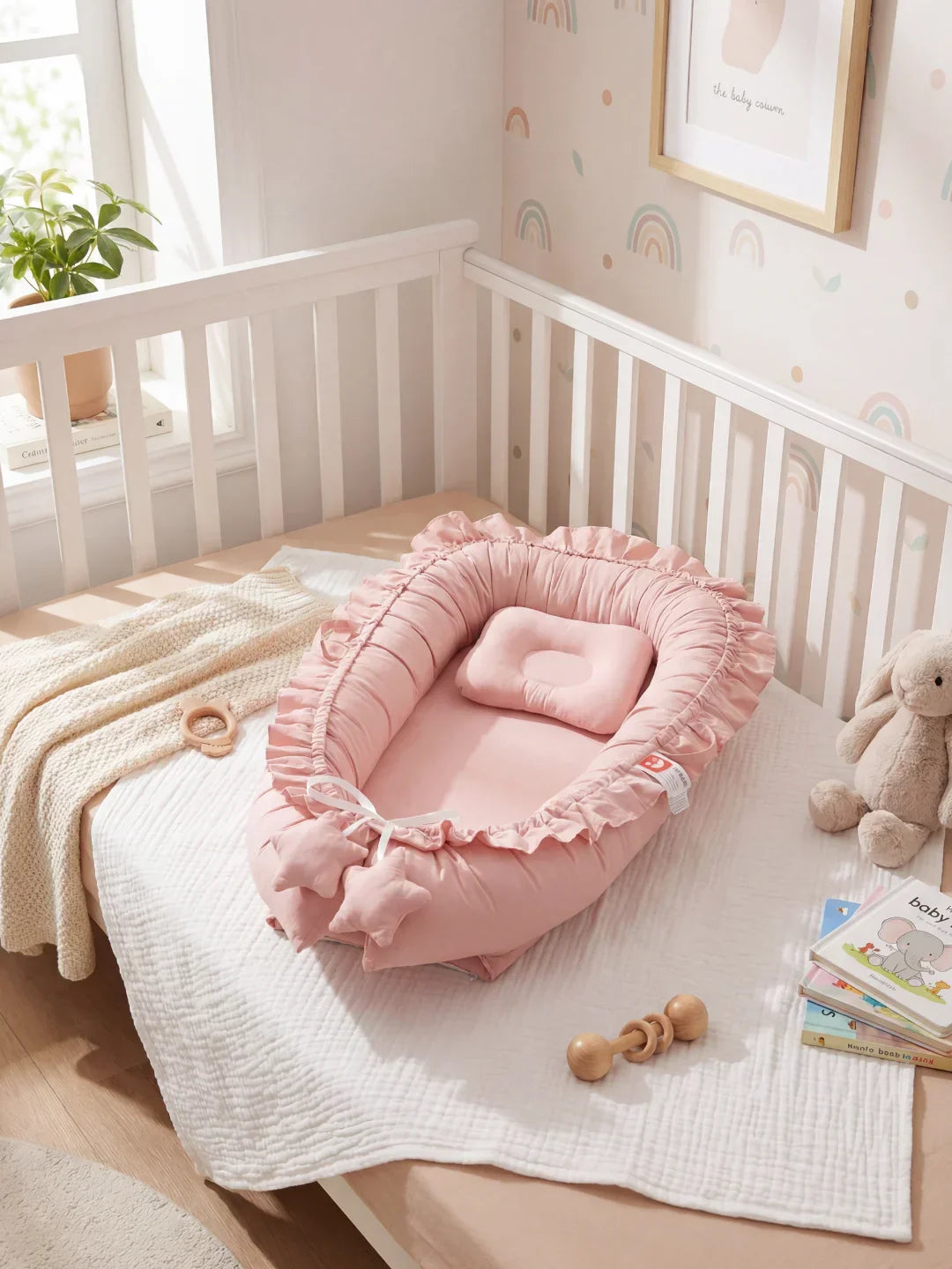 Cocoon Ergonomic Baby Bed Reducer For Cozy Sleep Crib