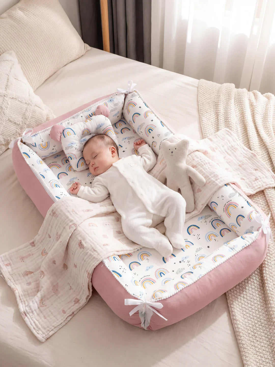 Évinel Cozy Bed Reducer For Baby Crib And Nursery Use