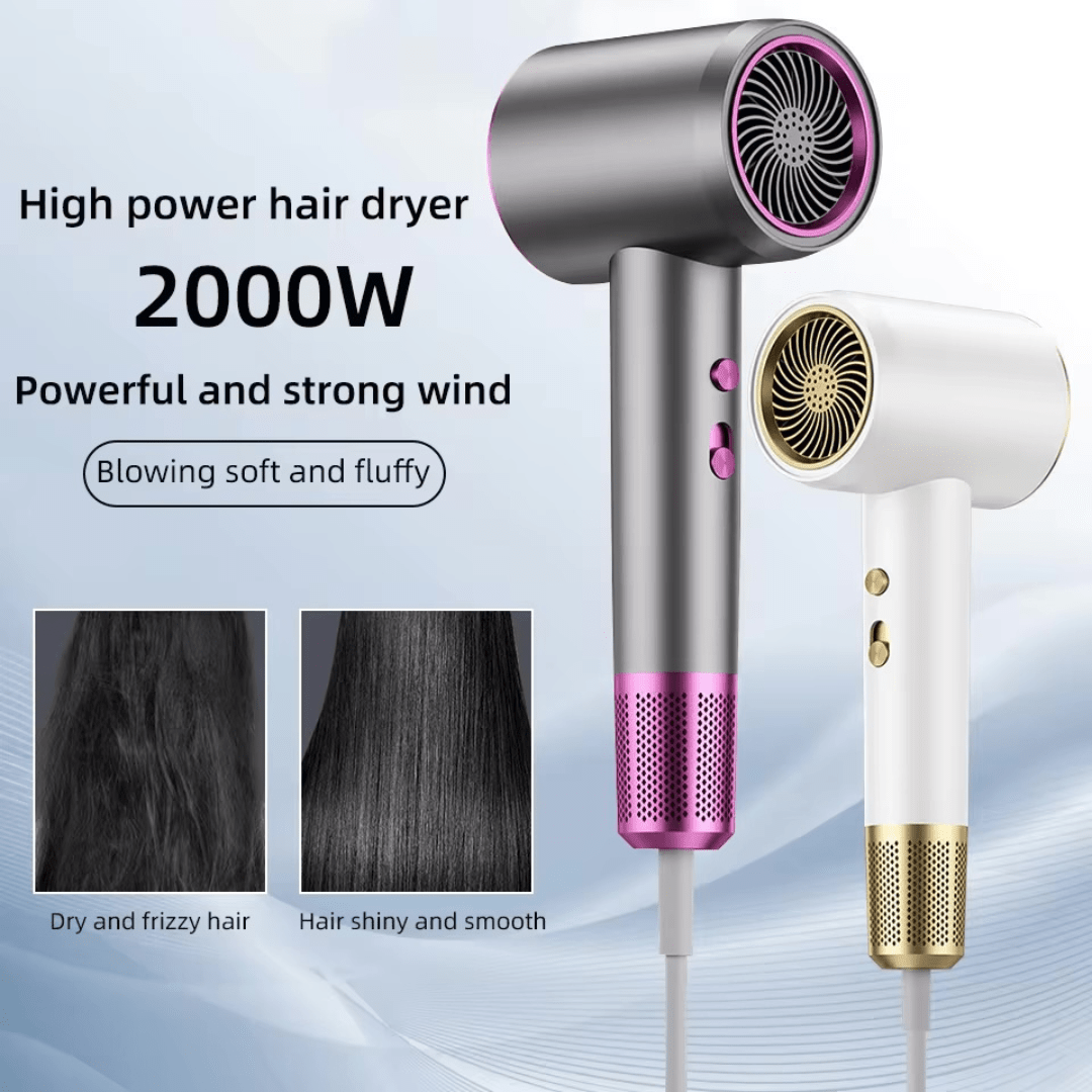 Ionic Powered Hair Dryer For Speedy Drying With Frizz Reduction And Smooth Finish