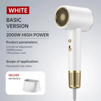 Ionic Powered Hair Dryer For Speedy Drying With Frizz Reduction And Smooth Finish