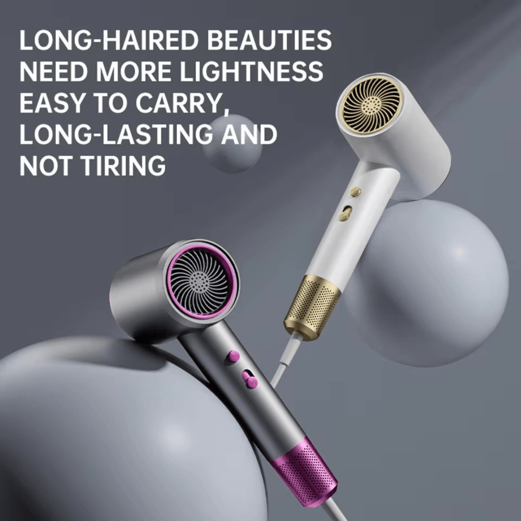 Ionic Powered Hair Dryer For Speedy Drying With Frizz Reduction And Smooth Finish