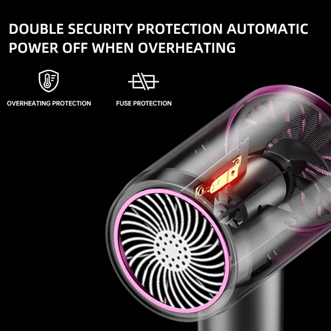 Ionic Powered Hair Dryer For Speedy Drying With Frizz Reduction And Smooth Finish