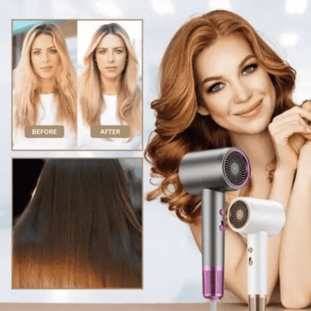 Ionic Powered Hair Dryer For Speedy Drying With Frizz Reduction And Smooth Finish