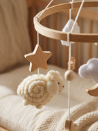 Wooden Baby Mobile For Crib And Nursery Room Decor