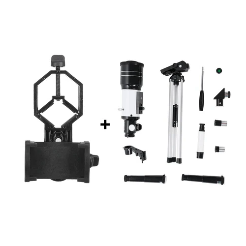 Professional Astronomical Telescope 70mm Aperture, 300mm Focal Length With Easy Setup For Stargazing And Nature