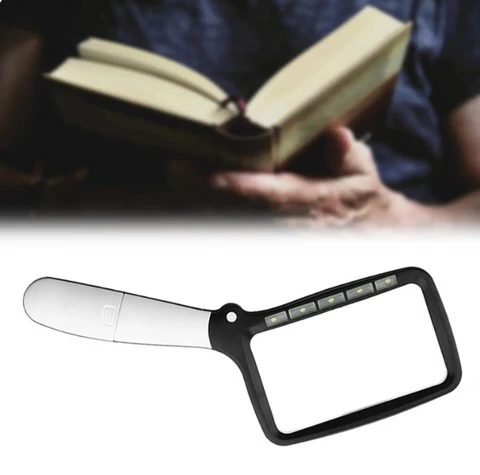 Reading Magnifier With LED Lighting