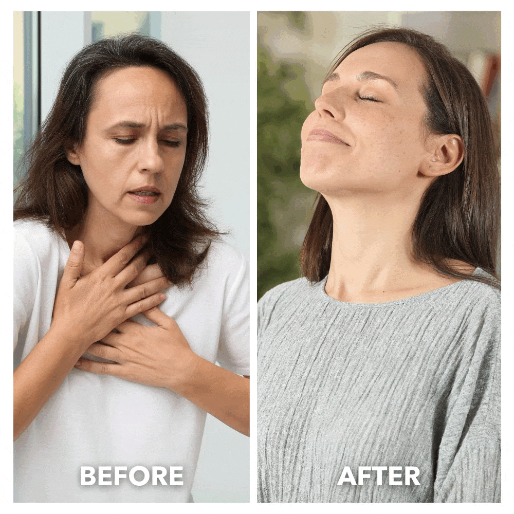 Breathing Exercise Device For Relaxed Breathing And Airflow Support