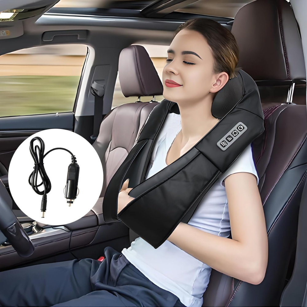 ShiatsuHeat Pro Back And Neck Massager For Tension Relief