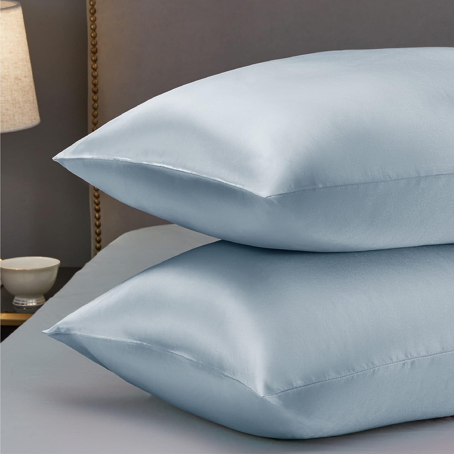 Sarung Bantal Sutera Satin Sesuai untuk Bantal Kontur untuk Penggunaan Malam