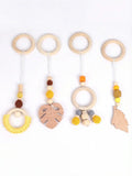 Baby Play Gym Arch With Leaf Pattern For Sensory Exploration
