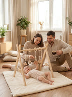 Long-Lasting Wooden Activity Arch – Sensory Toy Gym for Ages 0–3