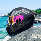 Kask FlipGuard zatwierdzony przez DOT z podwójnymi szkłami dla motocyklistów