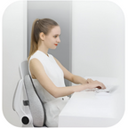 Orthopedic Lumbar Support Memory Foam Chair Cushion For Desk Workers