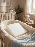 Soft Angled Baby Pillow For Gentle Elevation And Support