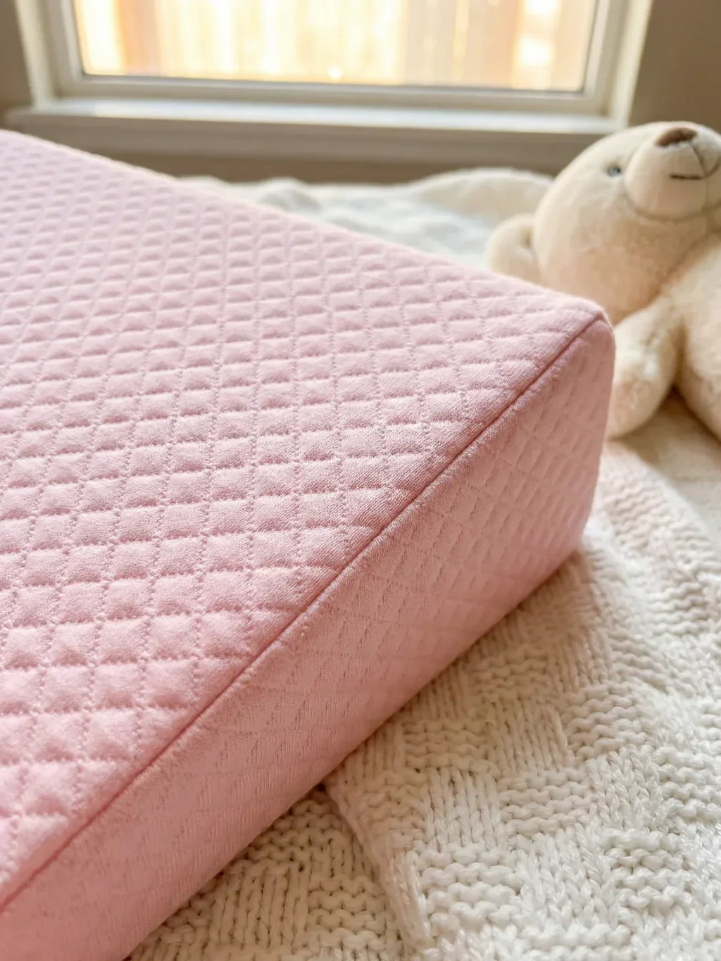 Soft Angled Baby Pillow For Gentle Elevation And Support