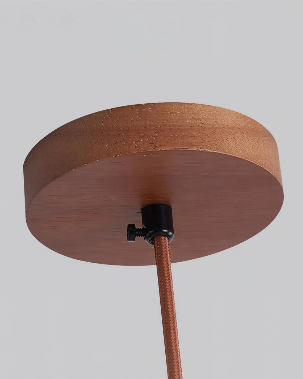 Lámpara Colgante LumaVell Japandi con Pantalla de Cerámica Ondulada