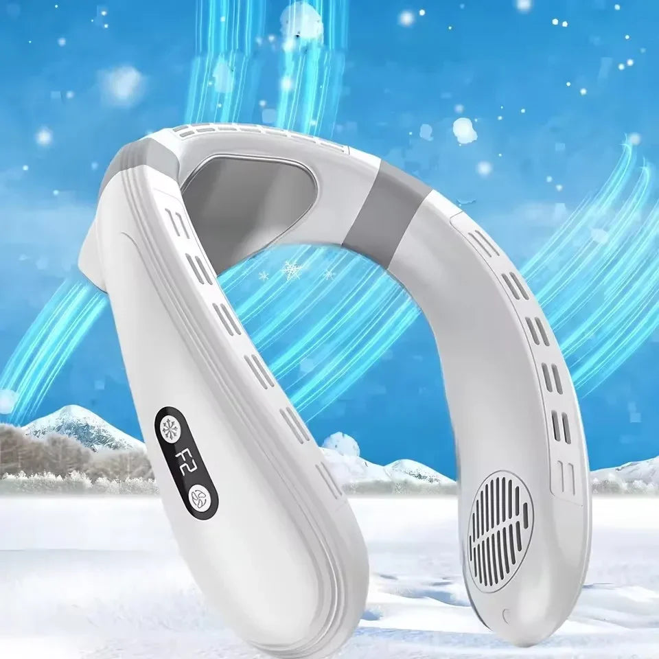 FrostClip 5200 – Rechargeable Clip-On Neck Fan with Semiconductor Cooling