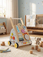 Ocean Theme Wooden Baby Activity Walker
