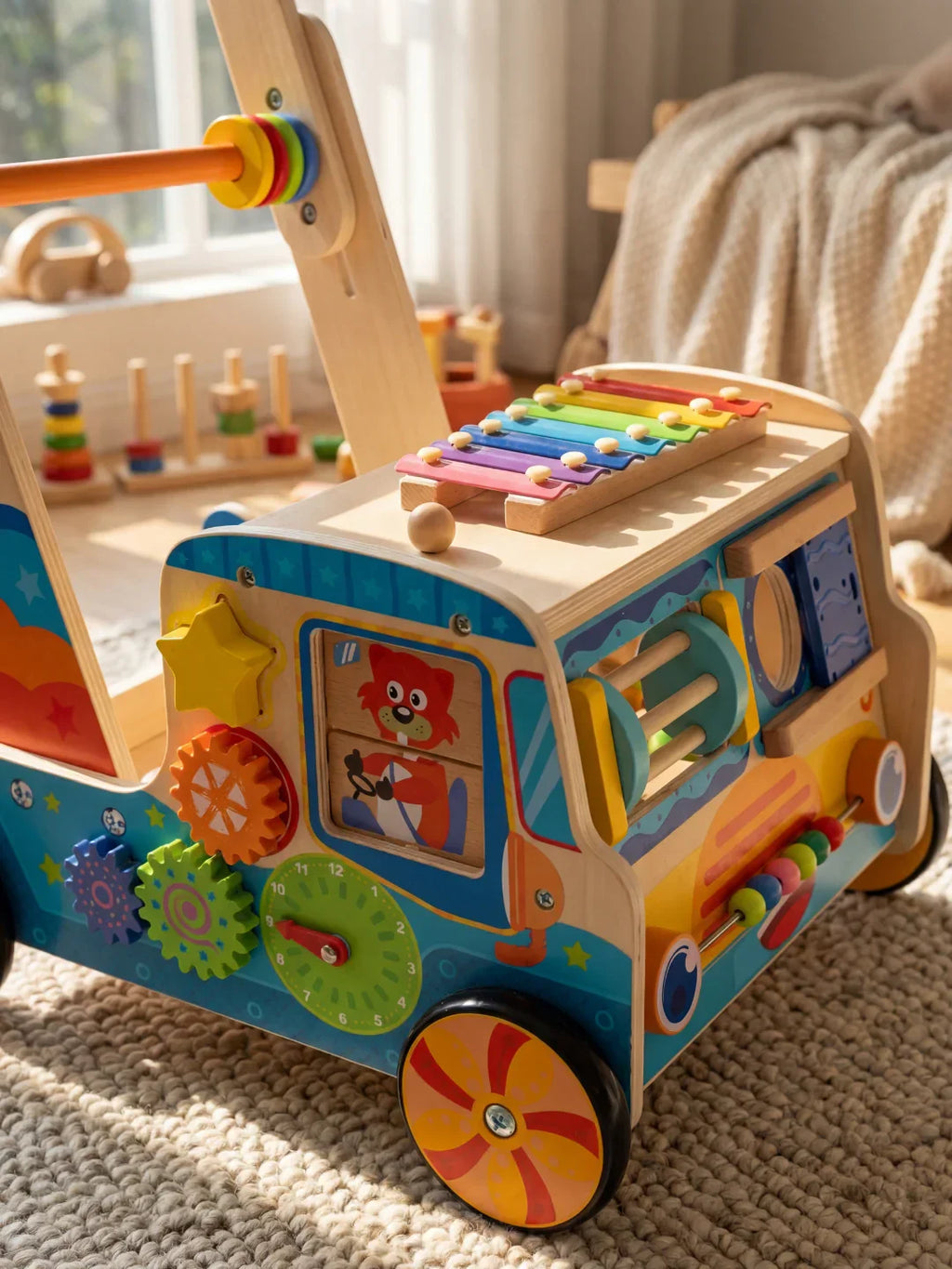 Le P'tit Secouriste Walking Cart Activity Truck for Kids