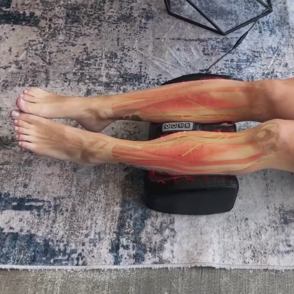 Masajeador CircuRelief Pro Dual para pies y pantorrillas con compresión profunda Shiatsu