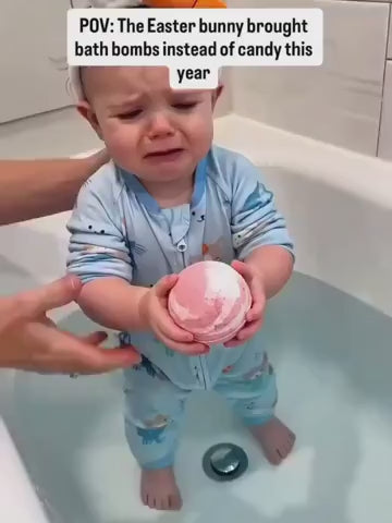 Fizzy Bath Bomb with Surprise Toy Inside for Kids — Certified Safe for Sensitive Skin
