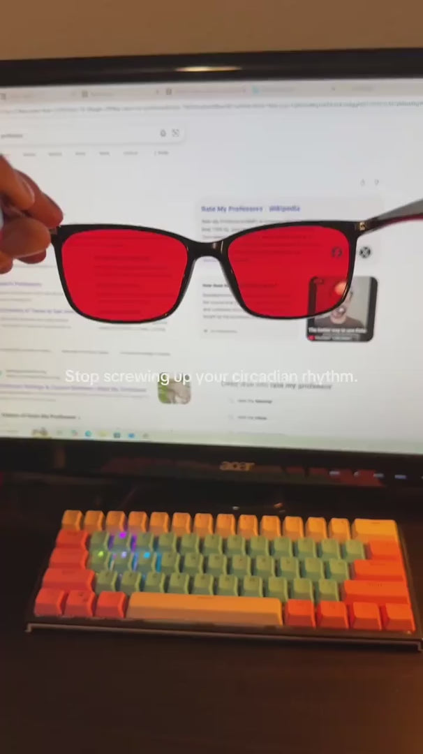 Unisex FocusShield Blue Light Glasses | Clear Vision & All-Day Focus