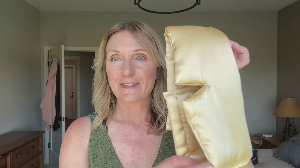 Mulberry Silk Eye Sleep Mask For Light Blocking And Skin Comfort