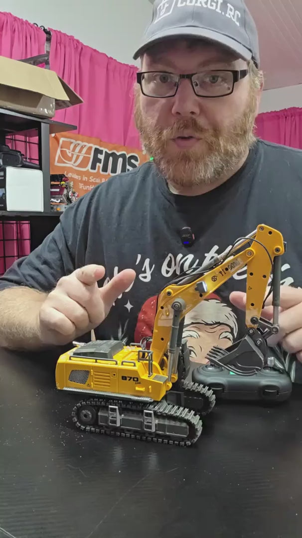 Premium Metal Remote Control Construction Vehicle for Realistic Operation and Precision Play