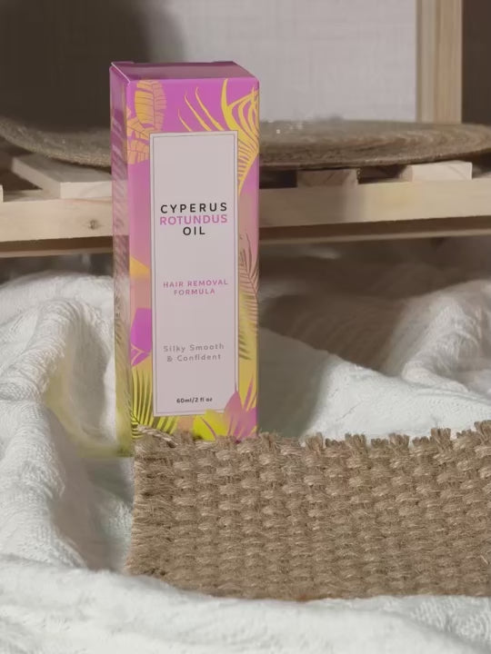 Cyperus rotundus olej pro odstranění chloupků, minimalizátor opětovného růstu 60 ml