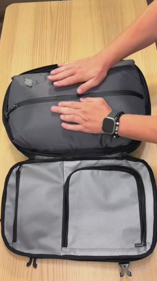 Expandable Vacuum Travel Backpack for Maximum Packing Space