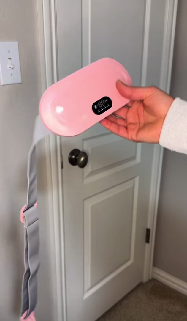 Cordless Period Heat Pad With Vibration And Three Temperature Settings