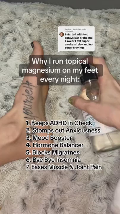 Natural Magnesium Body Spray for Everyday Use