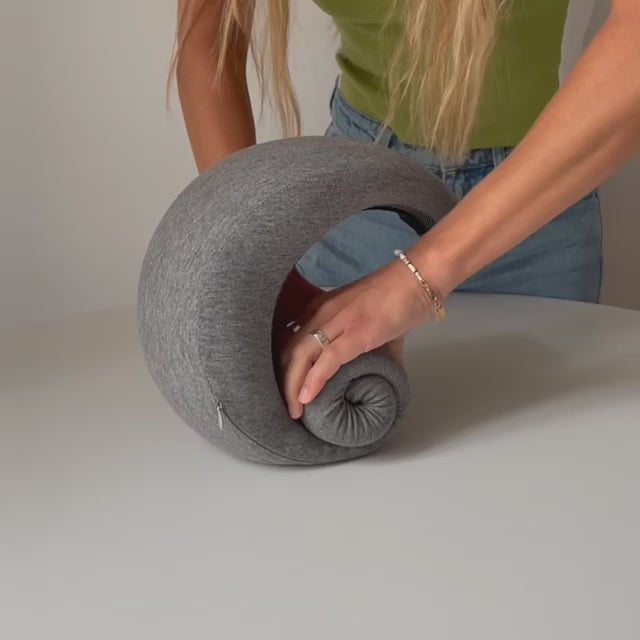 Memory Foam Travel Neck Pillow for Long Flights, Road Trips and Everyday Commutes