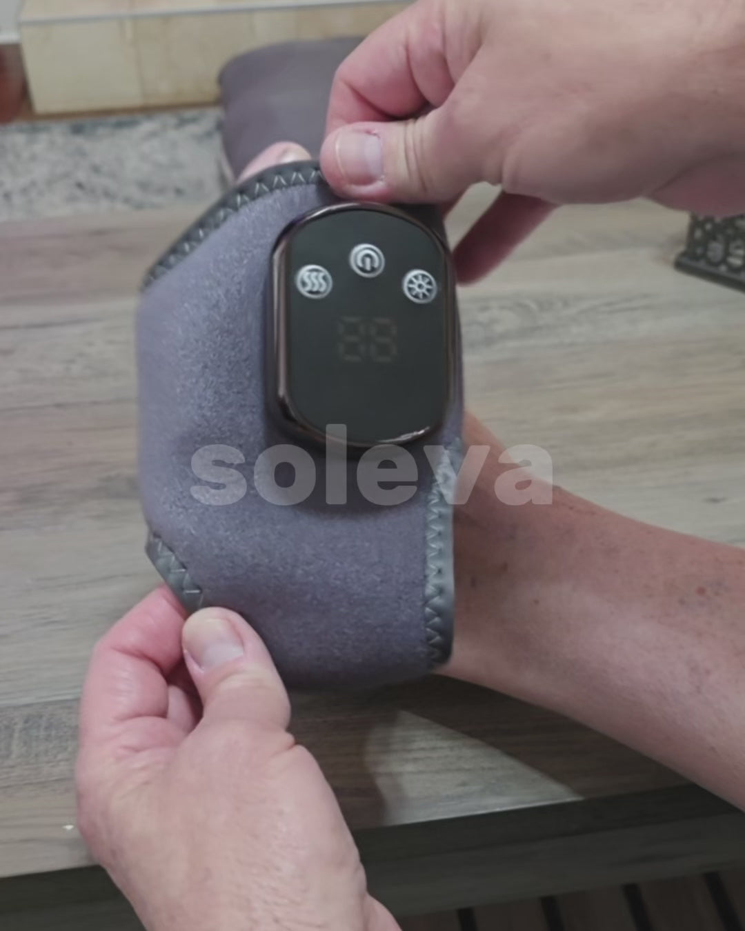 Masseur de pieds trois en un avec chaleur, vibration et mode fusion