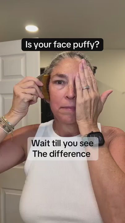 Lymphatic Drainage Face Brush for De-Puffing, Lifting & Facial Contouring