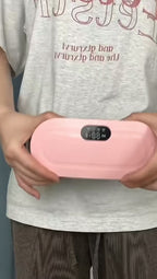 Cordless Period Heat Pad With Vibration And Three Temperature Settings