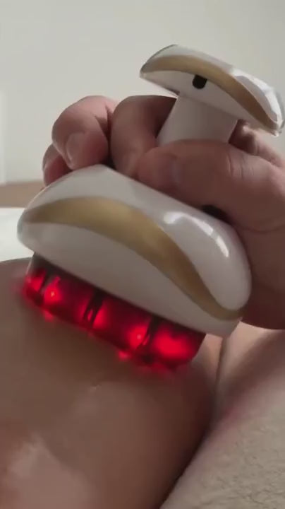 Four-In-One Body Wellness Device With Red Light, Cupping And Stimulation