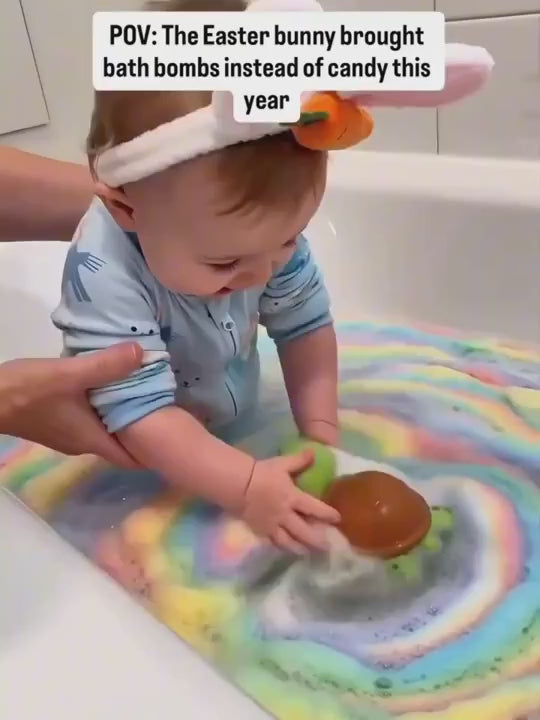 Fizzy Bath Bomb with Surprise Toy Inside for Kids — Certified Safe for Sensitive Skin